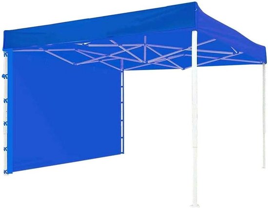 Pop-up luifel met afneembare zijwand voor strand camping - Rode outdoor tent van Oxford-doek, 3 x 2 m van Merkloos