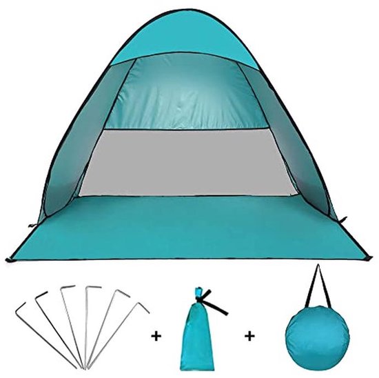 Pop-Up Strandtent - Gemakkelijke, Automatische en Waterdichte Tent voor Strand en Camping van Merkloos