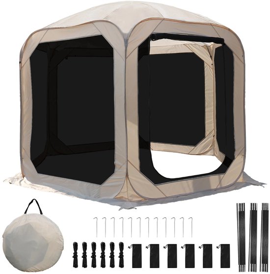 Pop-up Tent - Buiten Tent voor 4-6 mensen - 3x3 m - Bubble Tent van Skandika