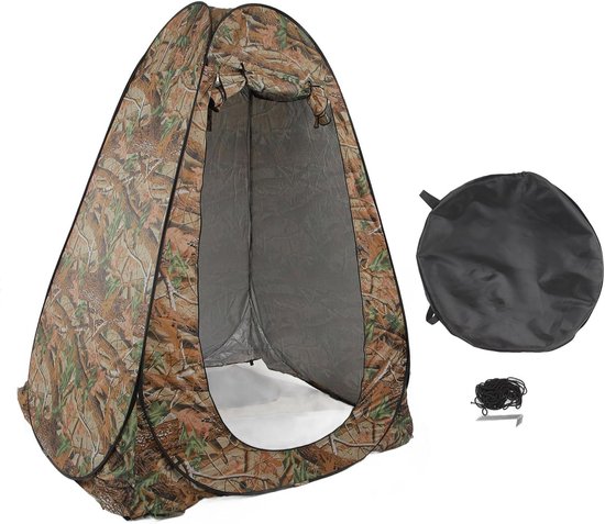 Pop-up tent - Omkleedtent - Privacytent - Camouflage - 190 x 120 x 120 cm - Automatisch Pop-up - 190T Waterdicht & UV-werend - Dubbel Raam Ventilatie - Winddicht & Stabiel
