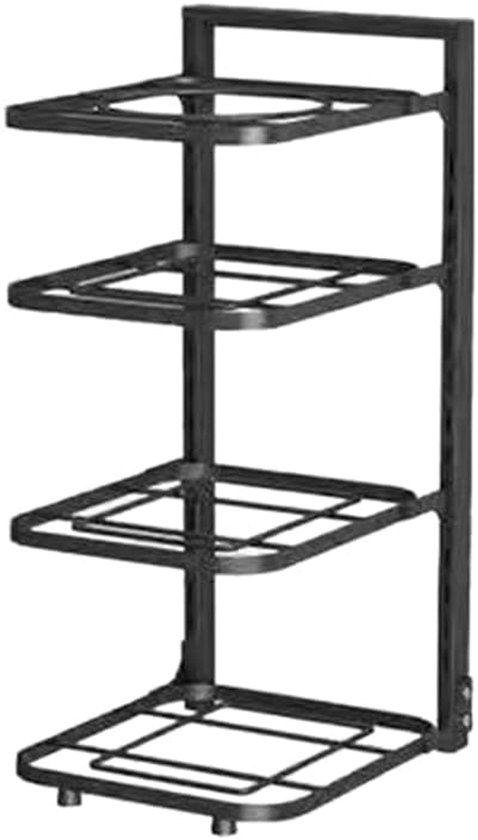 Potten En Pannen Organizer Rack, Multilayer Thicken Strong Bearing Round Corner Pot Organizer Voor Keukenkastopslag(4 Tier)