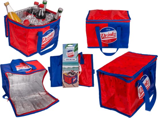 Power Escorts - Koeltas - Cooling Bag - Cold Drinks Like Ice - 28x20x18cm van Power Escorts