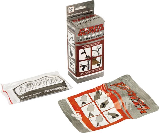 Power Tape - Repair - 5x125 Cm - Zwart van Pattex
