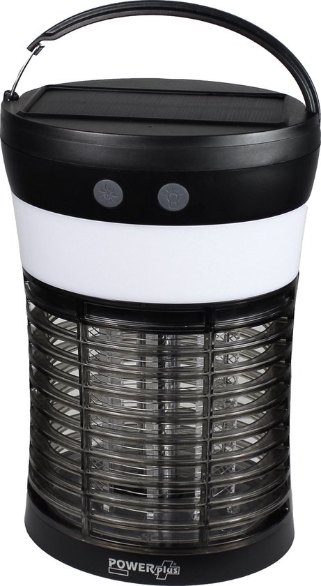 POWERplus Horse Design Solar | USB LED Camping Lantaarn Warm Wit Licht | met elektrische vliegenvangern van Powerplus