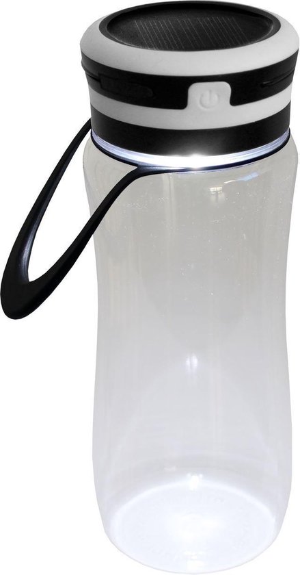 POWERplus Tuna Solar Verlichting Bidon Waterfles Camping lamp zonne-energie - Solar Verlichting - USB oplaadbaar van Powerplus