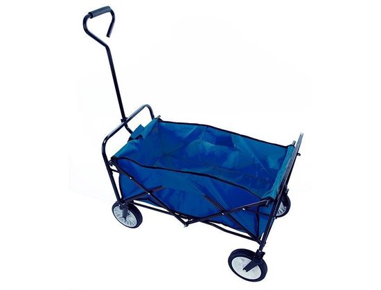 Practo - Garden - Handkar - inklapbaar - blauw - zwart van Practo