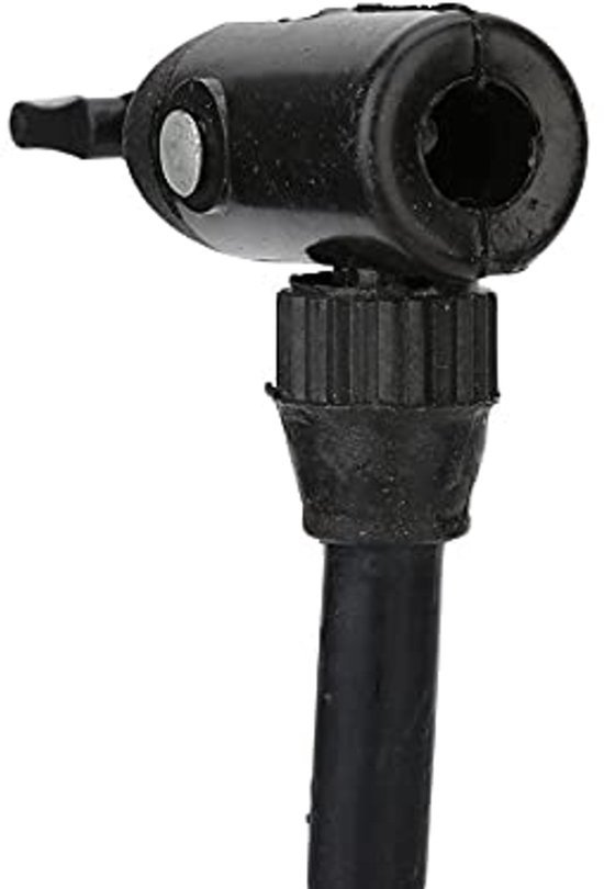 Praktische luchtpomp, gele 21 cm luchtpomp voor rolstoelen van Merkloos