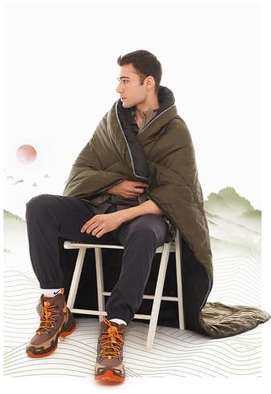Premium Dekenslaapzak 70x190 cm voor Volwassenen - Ideaal voor Camping en Reizen van Merkloos