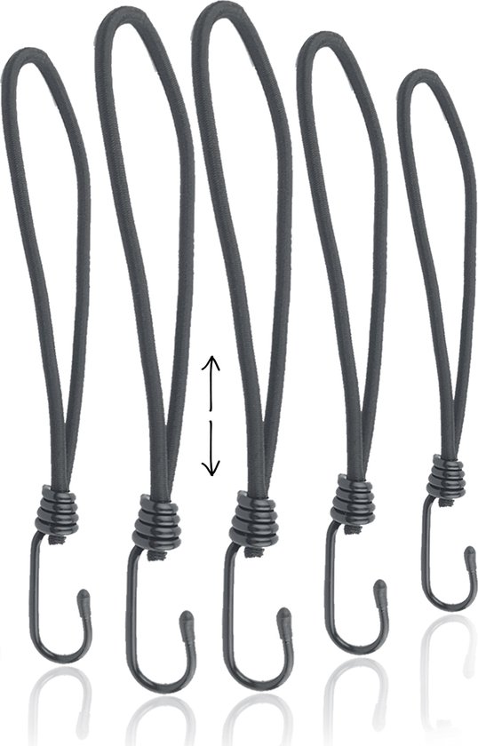 Premium Spanner 20cm met Haak - 5 stuks - 6mm - voor Tent, Aanhangwagen, Spandoek Spinhaak van Merkloos
