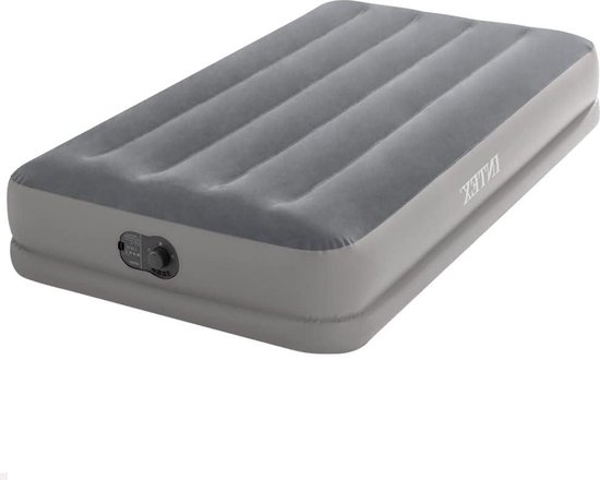 Prestige Mid-Rise Luchtbed met USB Pomp - 1-Persoons - 99cm x 191cm x 30cm - Comfortabel en Duurzaam van Intex