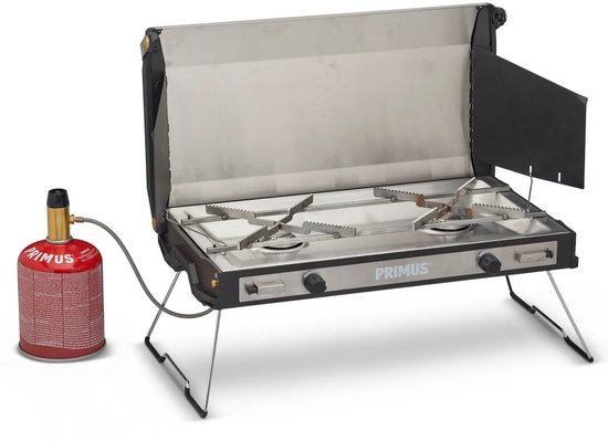Primus Tupike Stove II - Tweepits Kooktoestel - Robuust & Compact - Voor Outdoor Koken van Merkloos