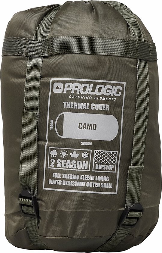 Prologic Element Thermal Bed Cover Camo 200 x 130cm (Incl. Carry Sack) van Merkloos