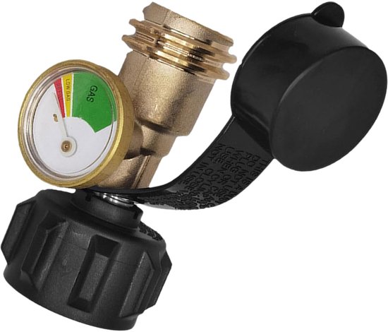 Propaan Meter - Gasniveau Indicator - Barbecue Gebruik - Kleurgecodeerd Wijzerplaat - QCC1 Tanks van Merkloos