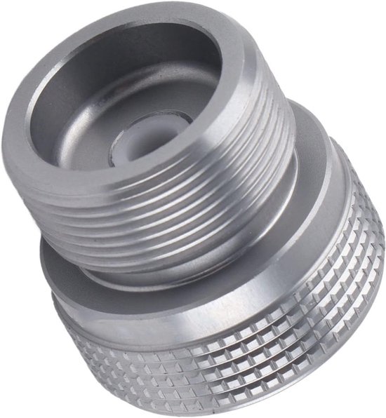 Propaan tank adapter - 1L MAPP gas tank converter - aluminiumlegering - voor campingkachel - ServiceTopper