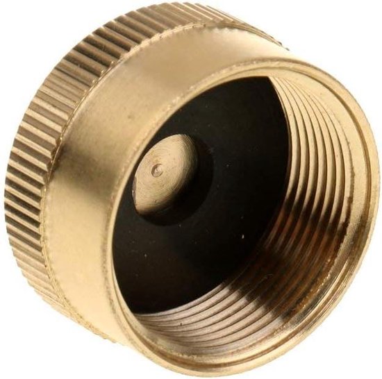 Propaan Tank Dop - Gas Fles Afdichting - Outdoor Koken - Massief Messing - 1 lb Flessen - Messing