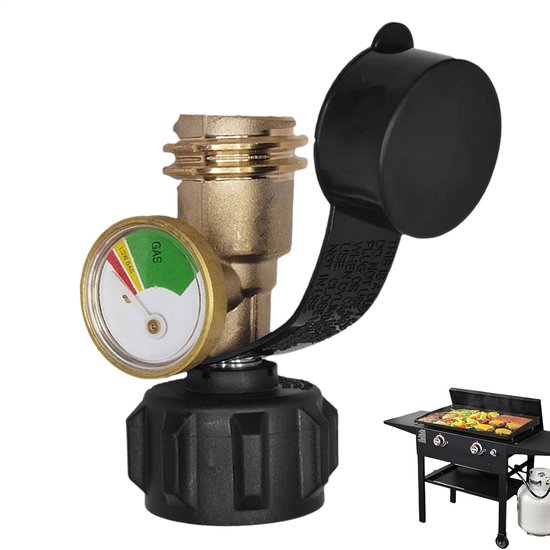 Propaan Tank Indicator - Niveaumeter Gasfles - Veilig Gas Gebruik - Kleurgecodeerd Meetinstrument - 2-18 kg Cilinders