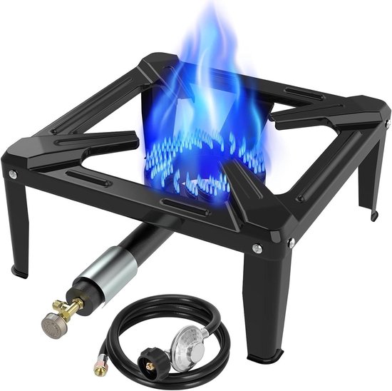 Propaanbrander - Camping Kookplaat - Buiten Koken - Compact Lichtgewicht - 38x30x14 cm