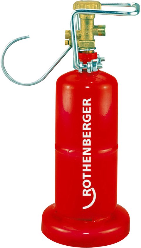 PROPAANFLES 0.5 KG MET VOETAANSLUITING 3/8"L LEEG - Rothenberger van Rothenberger