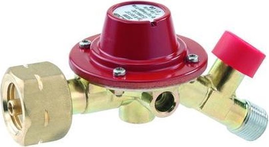 Propaangasdrukregelaar 4 bar met slangbreukventiel van Pro