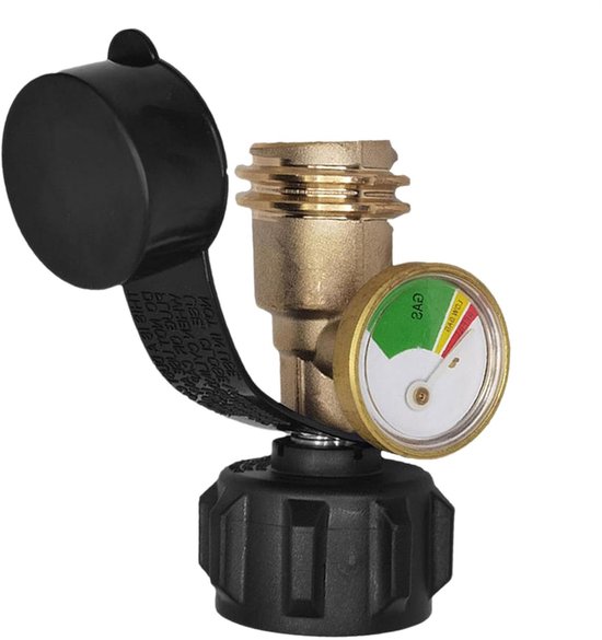 Propaanmeter - Brandstofindicator - Buiten Koken - Lekdetector - 5-40 kg - Zilver