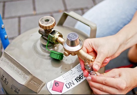 Propaanregelaar 25 bar DR 112 52112 - hoge druk regulator van GOK