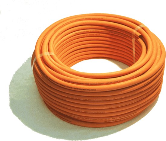 Propaanslang PVC oranje DN=8mm - Rol 100m van GOK