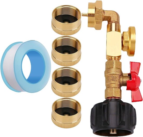 Propaantank Niveauindicator - Gasmeter Adapter - Barbecue Gas Meten - Fosforescerende Band - 55 x 6 x 55 cm - Uniek