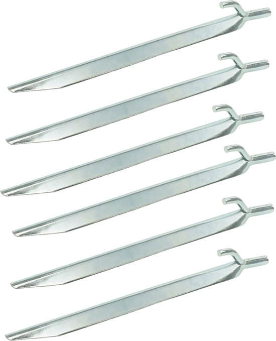 ProPlus 364635S Tentharing Spezial-Zelthering-Set - 6 Stück 24 cm aus Metall 25 cm 1 stuk(s) van ProPlus