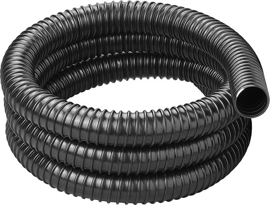 ProPlus Afvalwaterslang - 2.5 m - Afwatering - Temperatuurbestendig - Flexibel en Uittrekbaar - ø 32 mm - Voor het Geleiden van Afvalwater vanuit caravans/campers, vijvers en zwembaden - Afvoerkanaal - Zwart van ProPlus