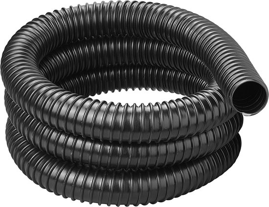 ProPlus Afvalwaterslang - 2.5 m - Afwatering - Temperatuurbestendig - Flexibel en Uittrekbaar - ø 40 mm - Voor het Geleiden van Afvalwater vanuit caravans/campers, vijvers en zwembaden - Afvoerkanaal - Zwart van ProPlus