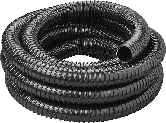 ProPlus Afvalwaterslang - 5 m - Afwatering - Temperatuurbestendig - Flexibel en Uittrekbaar - ø 32 mm - Voor het Geleiden van Afvalwater vanuit caravans/campers, vijvers en zwembaden - Afvoerkanaal - Zwart van ProPlus