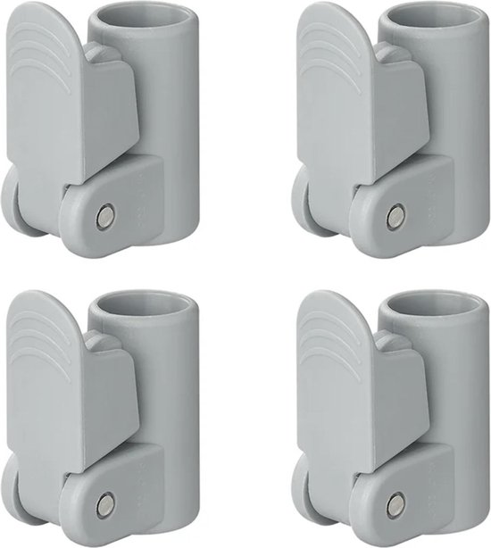 ProPlus Buisklemmen voor tentstokken - snelsluiting - set van 4 - 25-28 mm van ProPlus