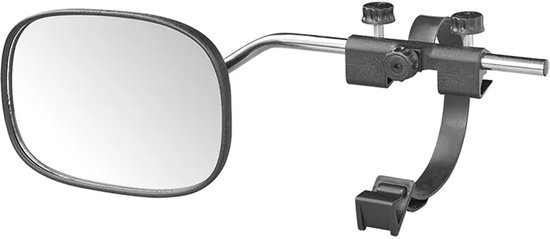 ProPlus Caravanspiegel Convex Glas - 41 x 14 x 19 cm - Verstelbaar - Zwart van ProPlus