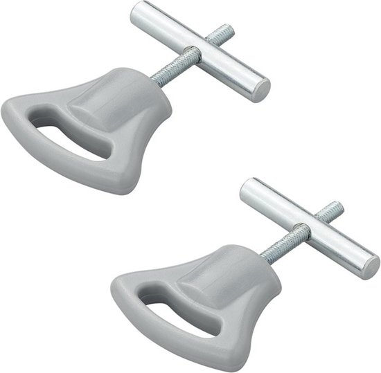 ProPlus Eindstop tentrail - kunststof knop - Ø 5-6 mm - set van 2 van ProPlus
