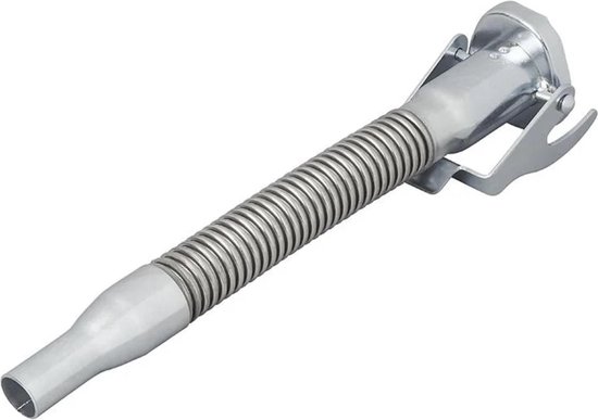 ProPlus Flexibele metalen schenktuit - 28 cm - zilver - voor militaire jerrycans van ProPlus