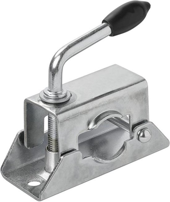 ProPlus Klem voor neuswielen of steunpoten - gegalvaniseerd staal - traploos instelbaar - Ø 35 mm van ProPlus