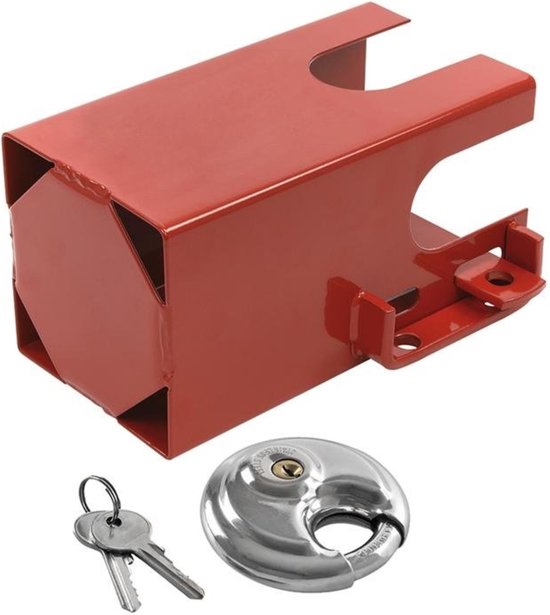 ProPlus Koppelingsslot met discusslot - 110 x 110 mm - maximale diefstalbescherming van ProPlus