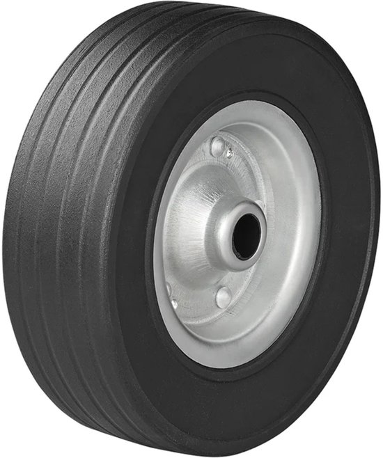 ProPlus Neuswielband 220 x 65 mm – Voor neuswiel 341505V01 – Met metalen velg en rubber band – Zwart