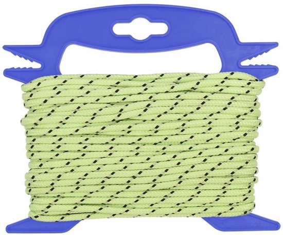 ProPlus Scheerlijn op Haspel - Ø 4 mm x 20 meter - Nylon - Fluorescerend van ProPlus