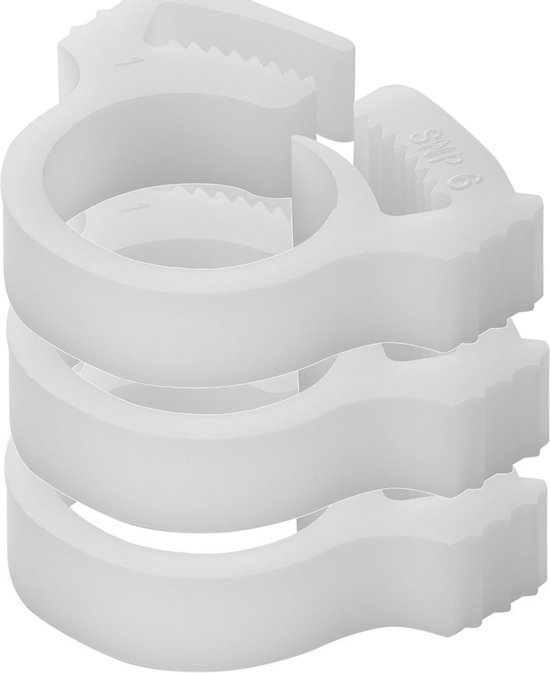 ProPlus Slangklem Snapper - Ø 12 t/m 14 mm - Wit - 3 stuks van ProPlus