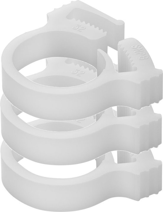 ProPlus Slangklem Snapper - Ø 13 t/m 15 mm - Wit - 3 stuks van ProPlus