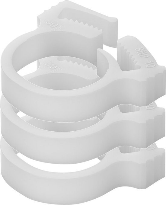 ProPlus Slangklem Snapper - Ø 14 t/m 17 mm - Wit - 3 stuks van ProPlus