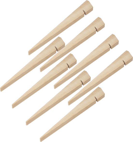 ProPlus Tentharing - 8x - hout - 30 cm - tentpennen/zandharing van ProPlus