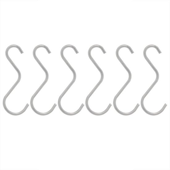 ProPlus Tentkapstok - S-haken - Ø 3 mm - 7,5 cm - 6 stuks van ProPlus