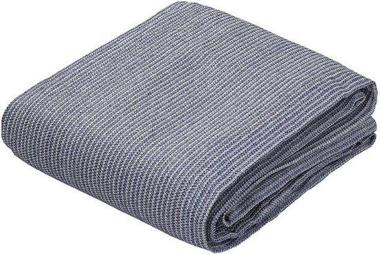 ProPlus Tenttapijt - 250 x 300cm - Tenttapijt Caravan - Gronddoek Tent - Voortenttapijt - Kampeertapijt - Water en Vuil Doorlatend - Sterk materiaal - Comfort - UV-gestabiliseerd - Geluiddempend - Blauw/wit van ProPlus
