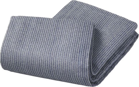 ProPlus Tenttapijt - 250 x 600cm - Tenttapijt Caravan - Gronddoek Tent - Voortenttapijt - Kampeertapijt - Water - en Vuil Doorlatend - Sterk materiaal - Geluiddempend - UV-gestabiliseerd - Wasbaar - Blauw/wit van ProPlus