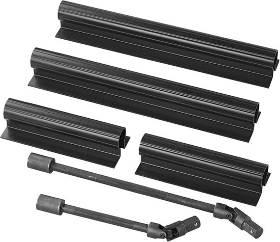 ProPlus Uitdraaisteun Comfort Kit - Uitdraaisteunenhulp - Vergemakkelijkt het in- en uitdraaien - Zonder te bukken - Maximaal 4 uitdraaisteunen - 6 Delig - PVC van ProPlus