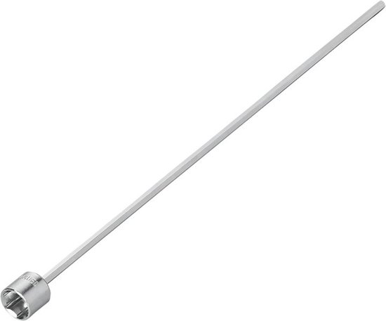ProPlus Verlengadapter - 44 x 1.9 cm - Hoeksteun Uitdraaihulp - Pootuitdraaisteunsleutel - Geschikt voor bijna elk type caravan - Uitdraaisteun - Zilver van Merkloos