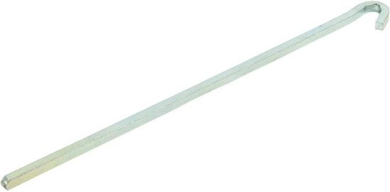 ProPlus Vierkante rotspen met haak - staal - 30 cm van ProPlus