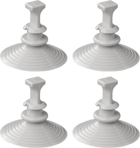 ProPlus Zuignapbevestiging voor Raamisolatieset Set van 4 stuks - Art. 610687 t/m 610688 van ProPlus